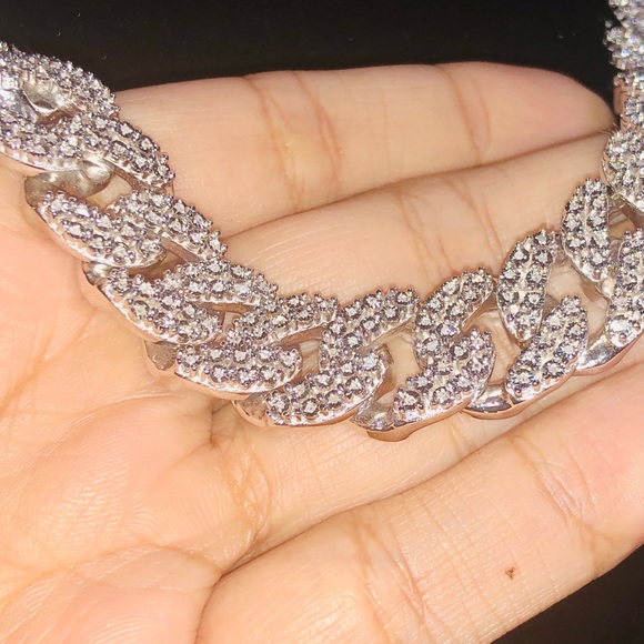 REAL DIAMOND CUBAN LINK CHAIN NOTCZ w/Authenticity - Picture 4 of 13